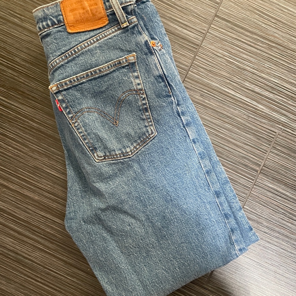 Levi's Blue Straight Leg Women's Jeans